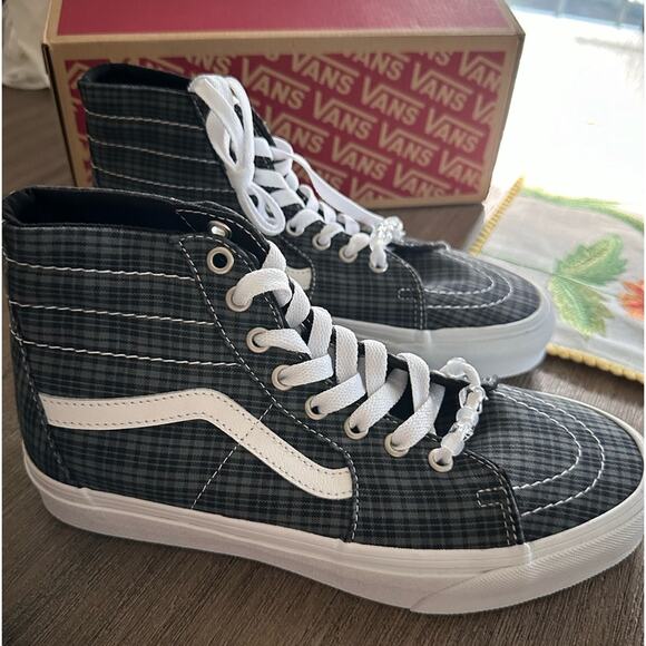 Vans Unisex Sk8-Hi Tapered Size 7 Men 8.5 Women Beads Black NWT - Picture 2 of 13